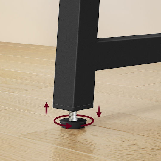 Leobert Computer Büro Holz Schwarz 80x40x75cm