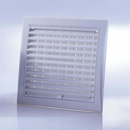 Awenta Vent Louver 16x16cm Square with Sieve