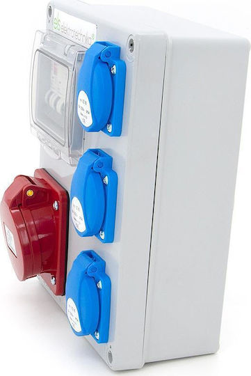 ELS Elektrotechnika Wall Mounted Waterproof Electrical Fuse Box P190xH240xW100mm