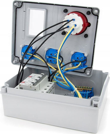 ELS Elektrotechnika Wall Mounted Waterproof Electrical Fuse Box P190xH240xW100mm