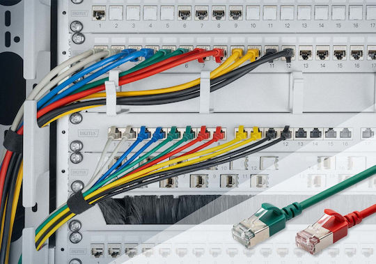 Digitus U/UTP Cat.6a (Gigabit) Καλώδιο Δικτύου Ethernet 2m Γκρι