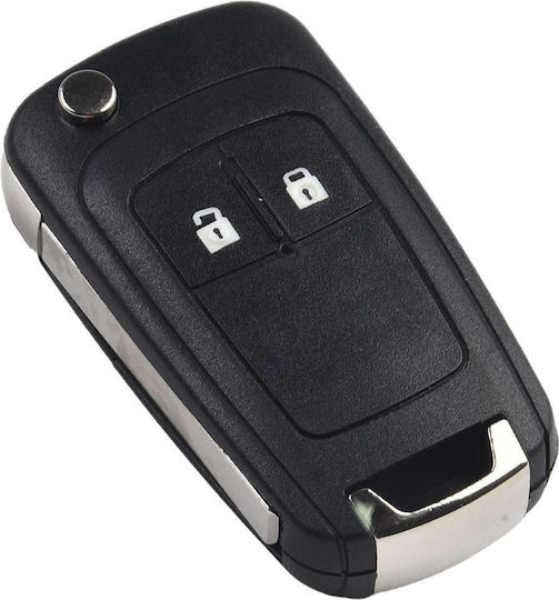 Carcasă Telecomandă Auto 2 Butoane Cu Lamă Compatibilă Opel Insignia Astra Corsa Zafira