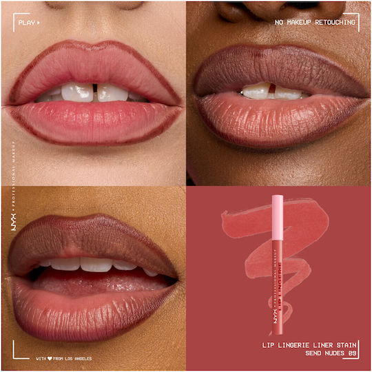 NYX Professional Makeup Lip Lingerie Lip Pencil 09 Send Nudes