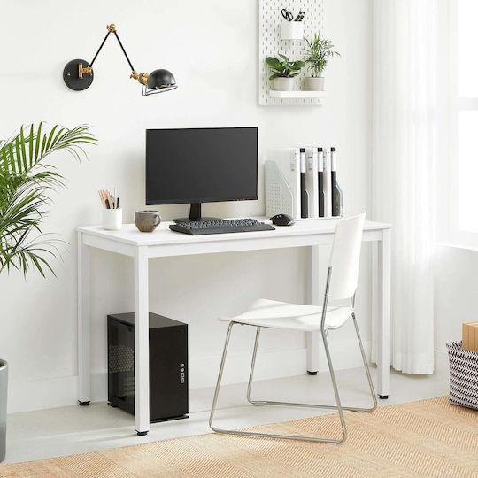 Tessa Kitchen Table Metal White 120x60x76cm