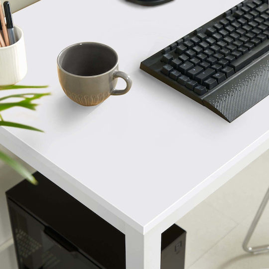 Tessa Kitchen Table Metal White 120x60x76cm