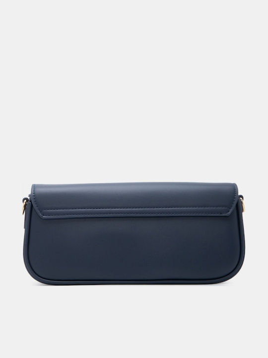 Fabric Women's Shoulder Bag Navy Blue