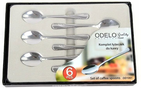 Elvira Set Linguri Cafea Ceai Oțel Inoxidabil Maro 6 Bucăți