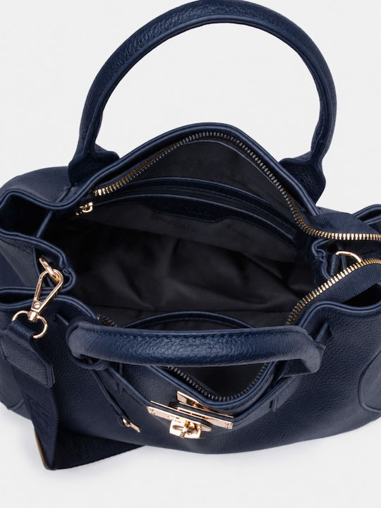 Fabric Women's Handbag Crossbody Navy Blue