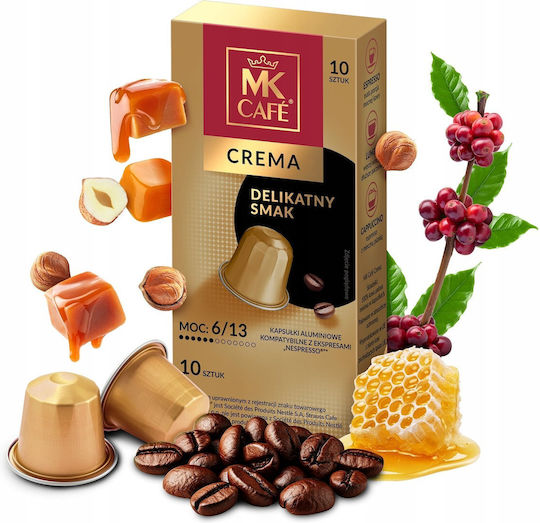 Strauss Coffee Espresso Kapseln Karamell Kompatibel mit Maschine Nespresso 10 Stück