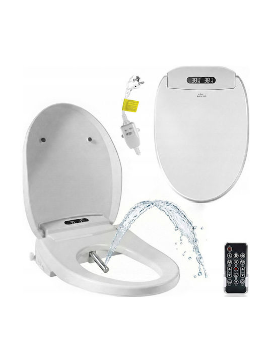 Toilettensitz mit Bidet Kunststoff Blau