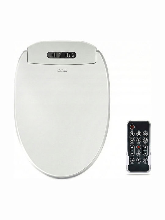 Toilettensitz mit Bidet Kunststoff Blau