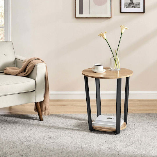 Leobert Sonoma Runder Esstisch Holz 80x80x75cm