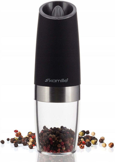 KING Hoff Electric Pepper Mill Inox in Black Colour