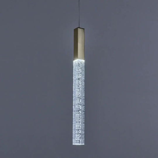 350lm Висящо Тавано Осветително Тяло Златист LED с Регулируемо Бяло Светлина
