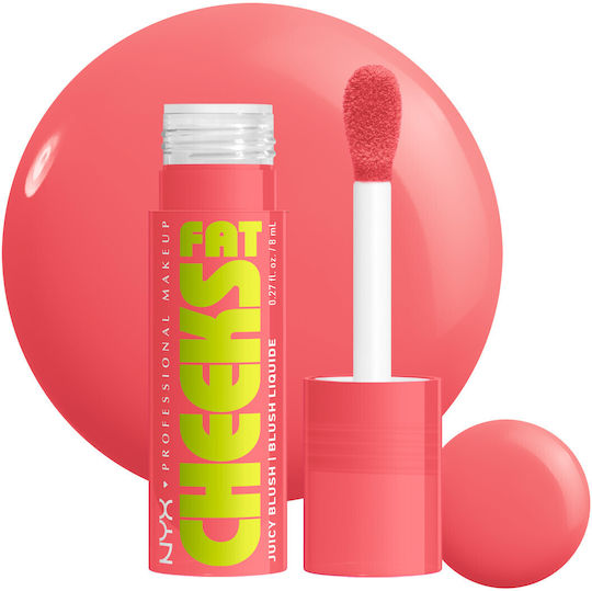 NYX Professional Makeup Cheeks Lichid Fard Obraz 2 Fig Fizz 8gr 8ml