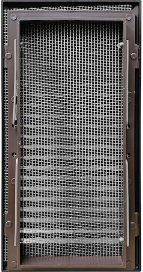 Awenta Вентилационна Решетка 10x24см Квадратна с Мрежа