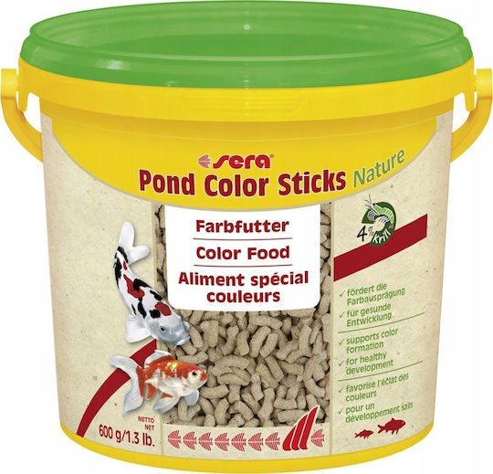 Sera Pond Color Sticks Fischfutter für Süßwasserfische in Stöcken mit Spirulina