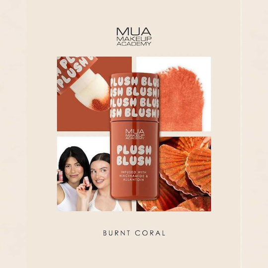MUA Plush Blush Flüssiges Rouge & Blush Burnt Coral 4.2ml