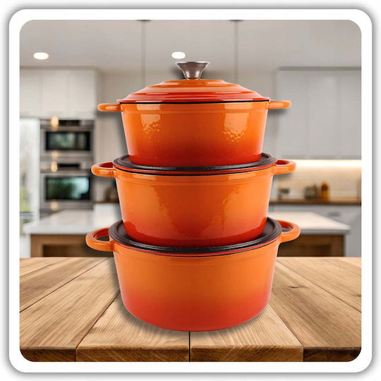 Atusa Плитка тенджера от чугун 3lt / 22cm