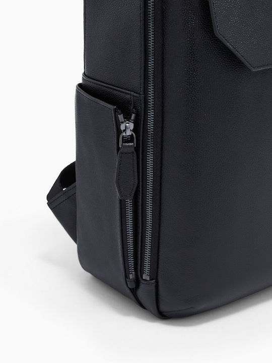Leather Men's Shoulder / Crossbody Bag Black