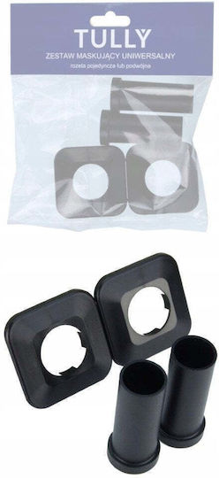 Invena Tully Abdeckungsset Schwarz Tzm C