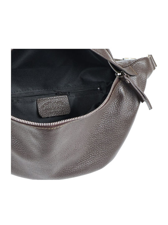 Leather Bum Bag Brown