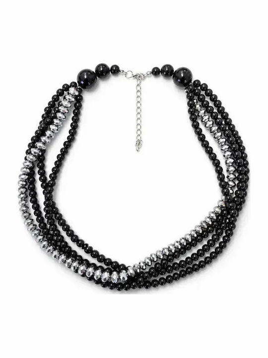 Bode Schmuckset mit Halskette & Ohrringe mit Steinen