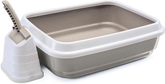 Zolux Zolux Grey Cat Litter Tray L59 x W40 x H28cm