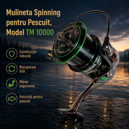 Tm 10000 Mulinetă de pescuit pentru Spinning