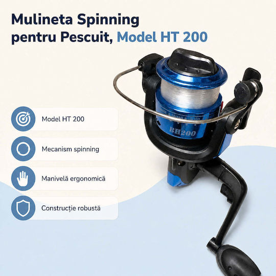 Ht 200 Mulinetă de pescuit pentru Spinning
