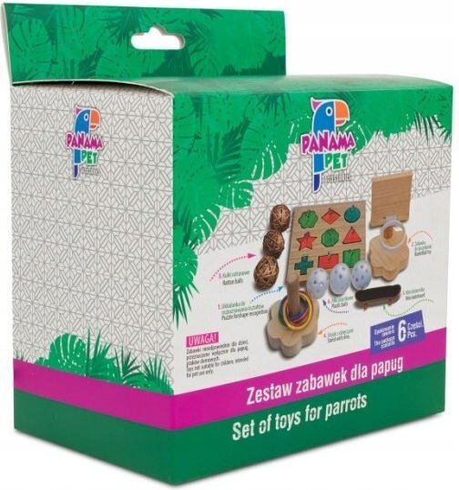 Panama Pet Vogelkäfigzubehör Spiel Ring für Papageien aus Hölzernes