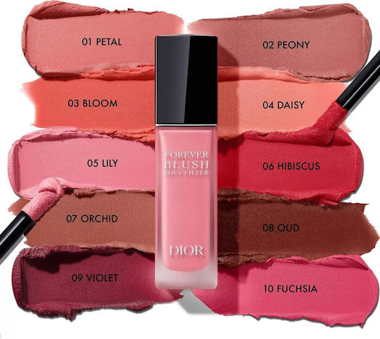 Dior Forever Blush Soft Filter Lichid Fard Obraz 03 Bloom