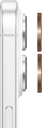 Zanaé Camera Lens Protector Iphone 17 Reinforced Aluminium Ring Golden