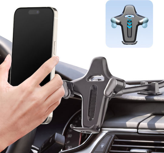 Avizar Handyhalterung Auto Smartphone Auf Armaturenbrett 360° Drehbar Schwarz