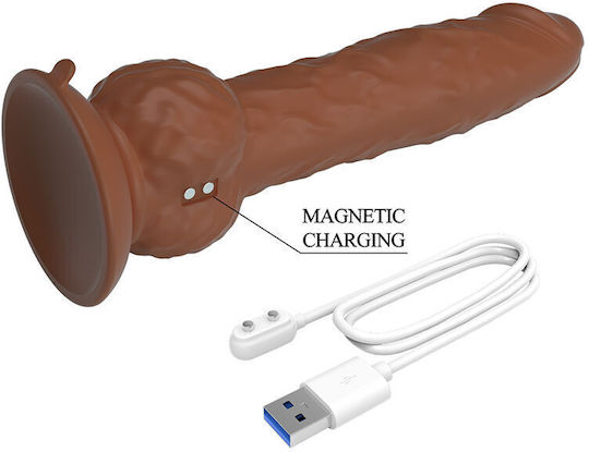 Pretty Love Realistic Brown Vibrator