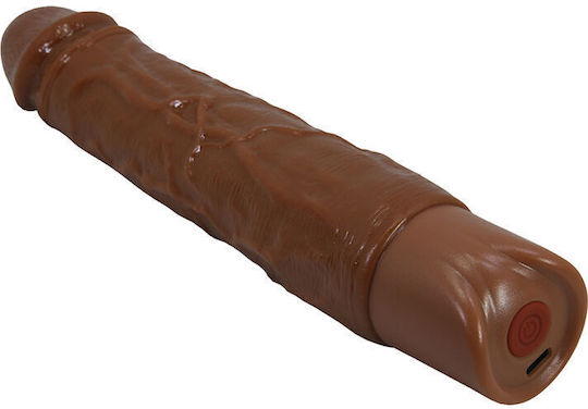 Pretty Love Realistic Vibrator 22cm Brown