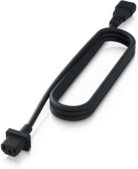 Ubiquiti IEC C13 / IEC C14 - IEC C13 / IEC C14 Cable 1.8m Black UACC-Cable-C13-C14