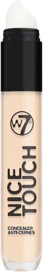 W7 Cosmetics Nice Touch Коректор Анти Тъмни Кръгове Течен Коректор Бежов 6мл