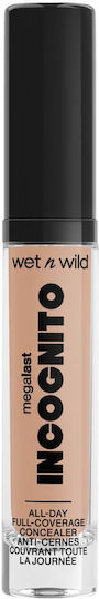 Wet n Wild Incognito Vollabdeckender Flüssiger Concealer Leichter Honig 5,5ml