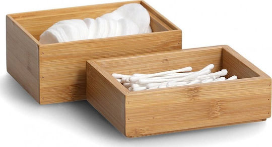 Zeller Organizator Cosmetic Alb 2 buc. 14.5x14.5x11cm.
