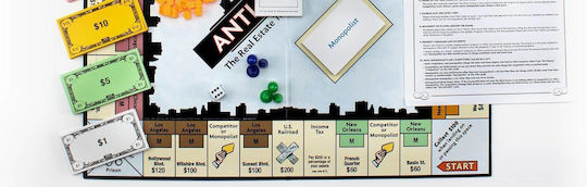 Επιτραπέζιο Παιχνίδι Anti-Monopoly για 2-6 Παίκτες 8+ Ετών (EN) University Games