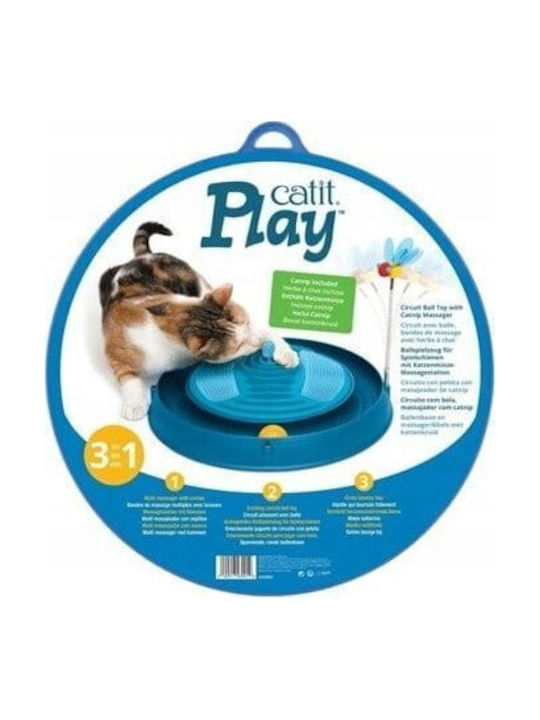 Catit Play 'n Scratch Διάδρομος Μασάζ Catnip 4 X 36 X 39,5 Cm Μπλε