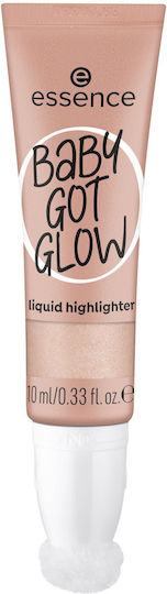 Essence Baby Got Glow Liquid Highlighter 10 Goldsassy In Silk 10ml