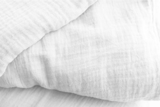 Multitex Bettbezüge Baumwoll-Set 140x200cm Einzelbett mit Kissenbezug Muslin