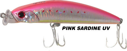 Ryuji King Mullet 90f Τεχνητό Δόλωμα Ψαράκι (Minnow) 9εκ./15gr Pearl Rainbow Uv