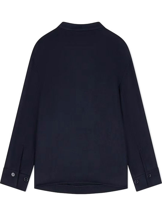Emporio Armani Women's Blouse Navy Blue