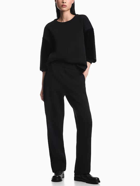 Damen Stoffhose Schwarz