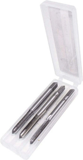 Bituxx Set Handgewindebohrer 3 Stück M4x0,7 Gehäuse Pp