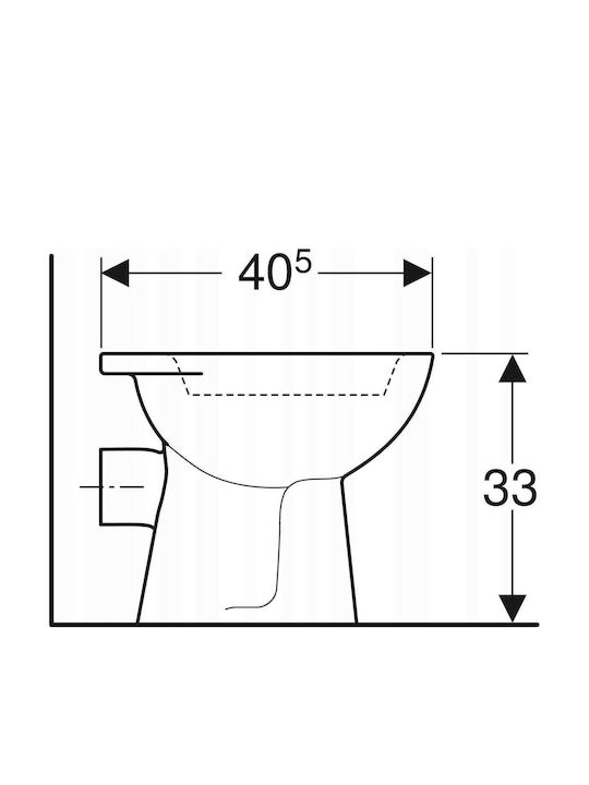 Kinder Stehende Toilette mit Spülung mit Deckel Duroplast Weiße