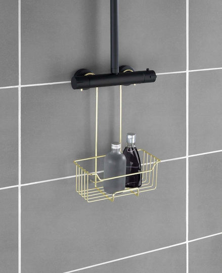 Wenko Milo SP01 13972953 An Der Wand Montiertes Badezimmerregal Metallisch Transparent